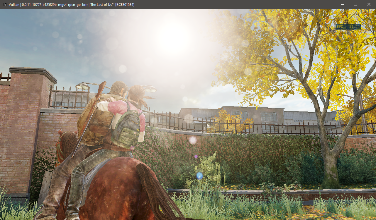 RPCS3 PS3 Emulator - The Last of Us - from The Ranch to The University  Ingame! VULKAN (62c9920) 